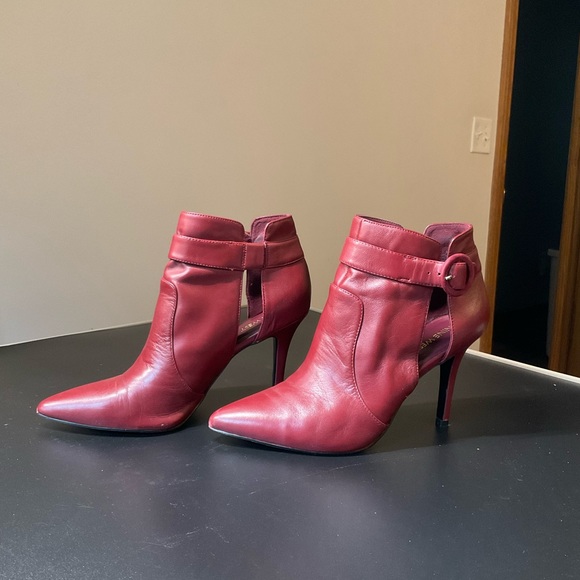🔥 Nine West sexy red pointed dress booties Size 9.5 - Picture 4 of 8